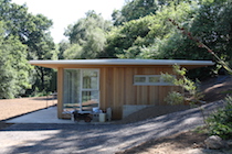 65 x 22 FT Cedar Clad Flat Roof Mobile Home Log Cabin